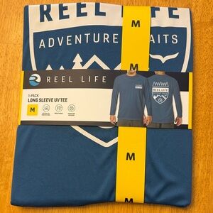 Reel Life Adventure Blue Long Sleeve Tee
